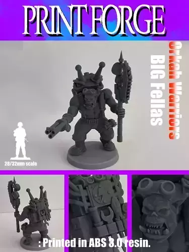 Orkah Warrior Mk8 Big Fella 3D print model