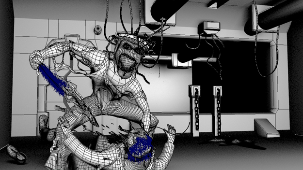 Space Zombie 3D model_2