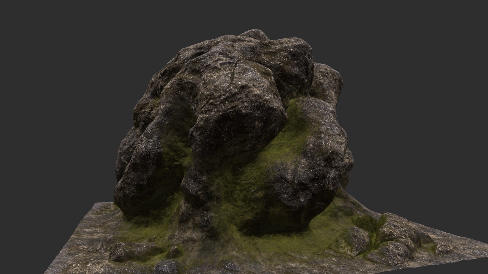 Rock Stone 3D model_14