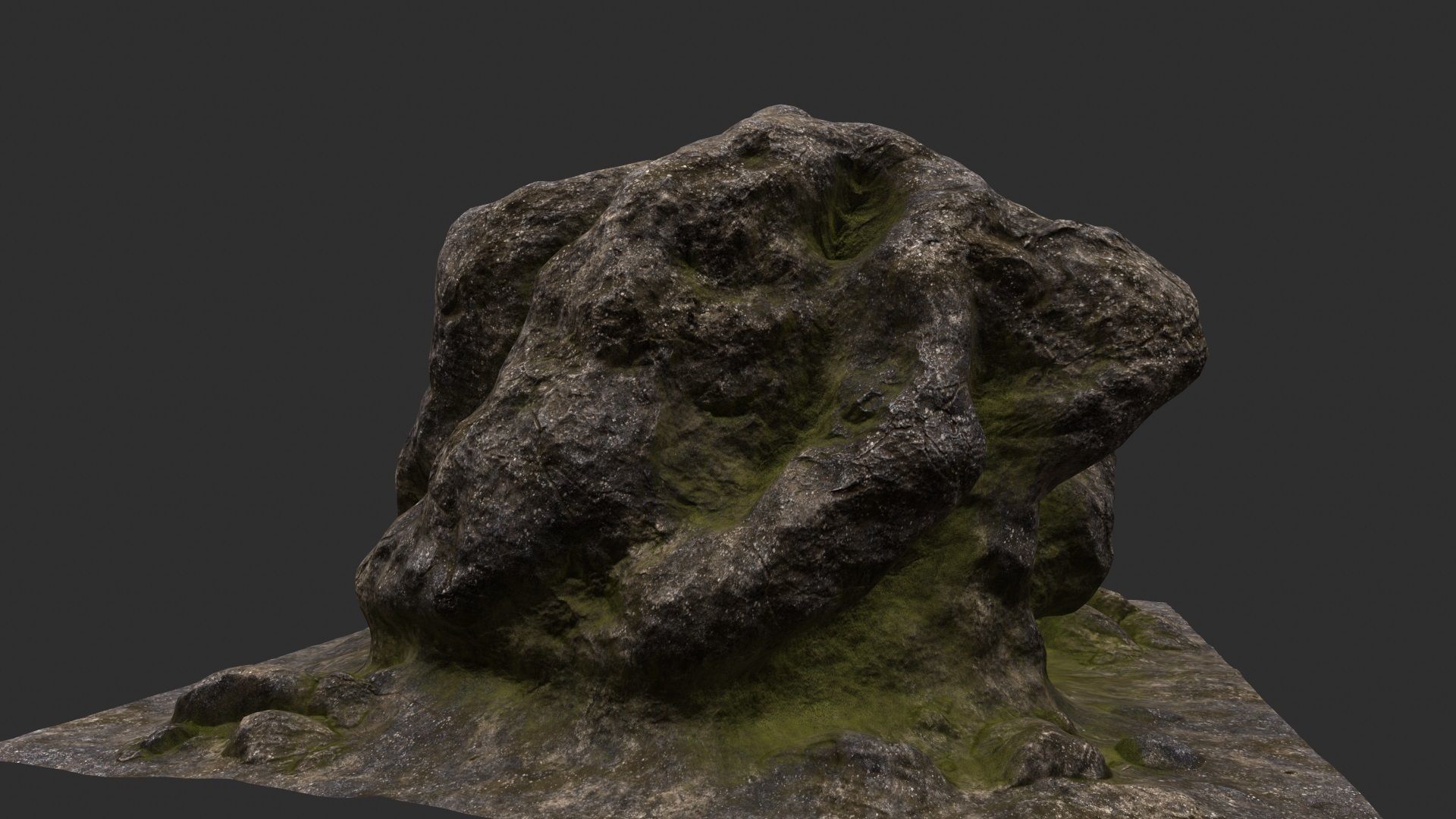 Rock Stone 3D model_12