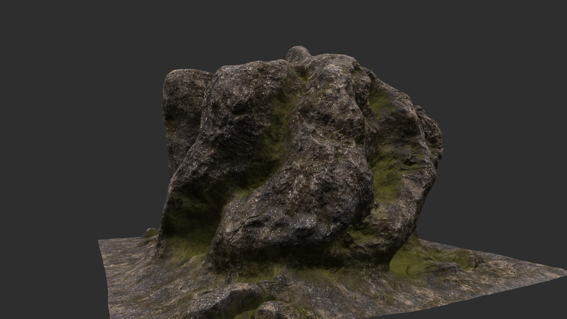 Rock Stone 3D model_13