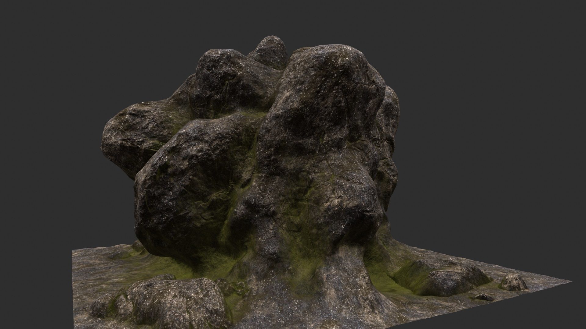 Rock Stone 3D model_18