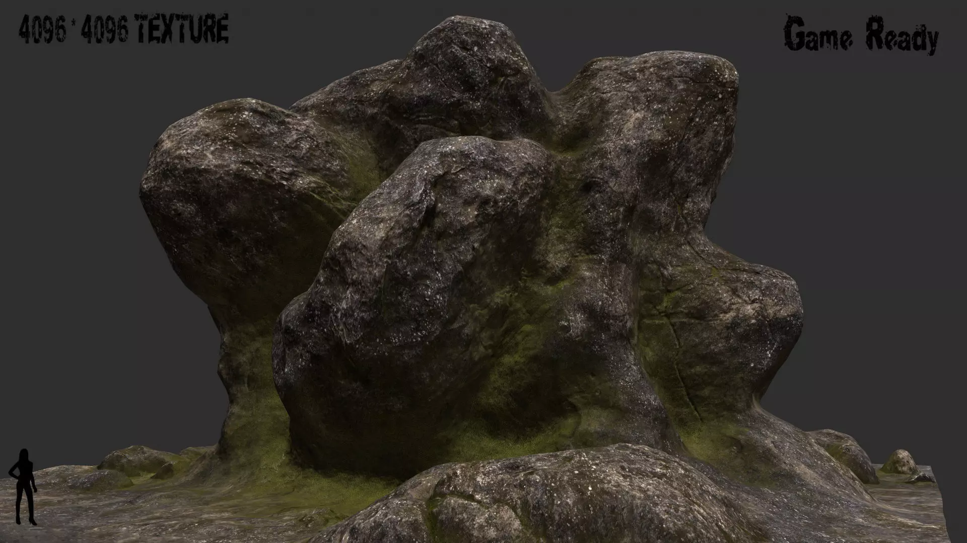 Rock Stone 3D model_0