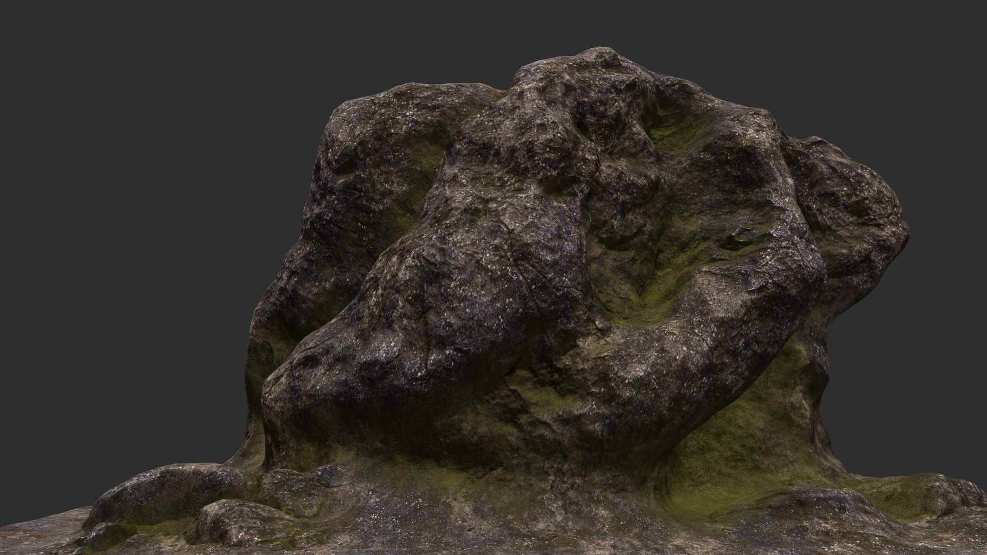 Rock Stone 3D model_1