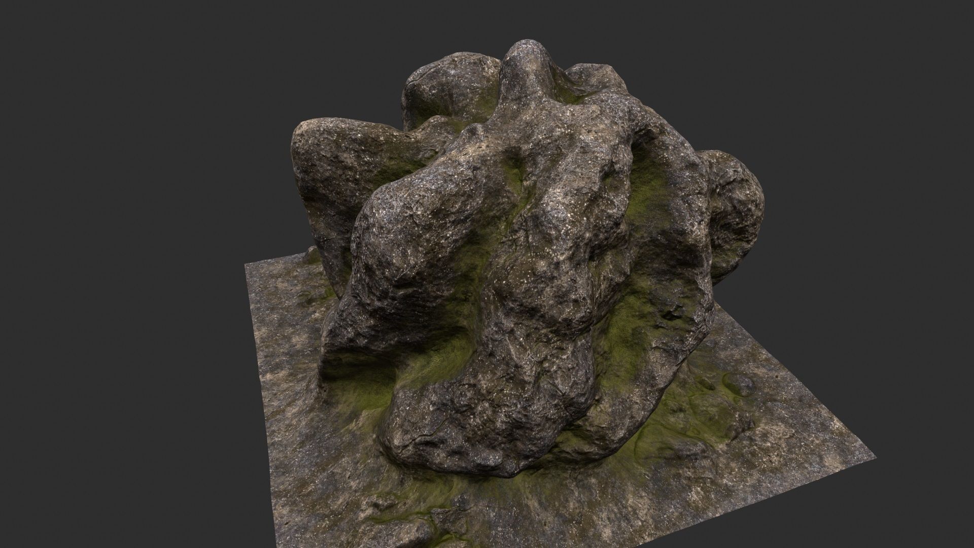 Rock Stone 3D model_21