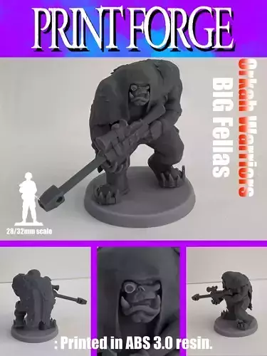 Orkah Warrior Mk9 Big Fella 3D print model