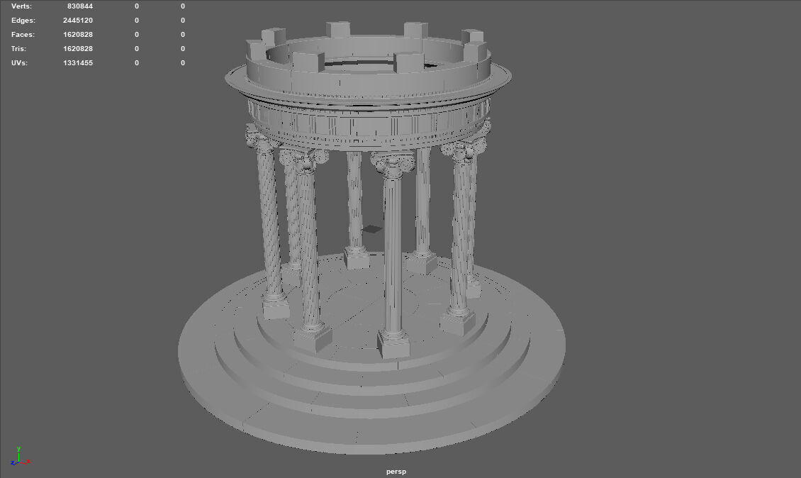 Garden Rotunda 3D print model_4