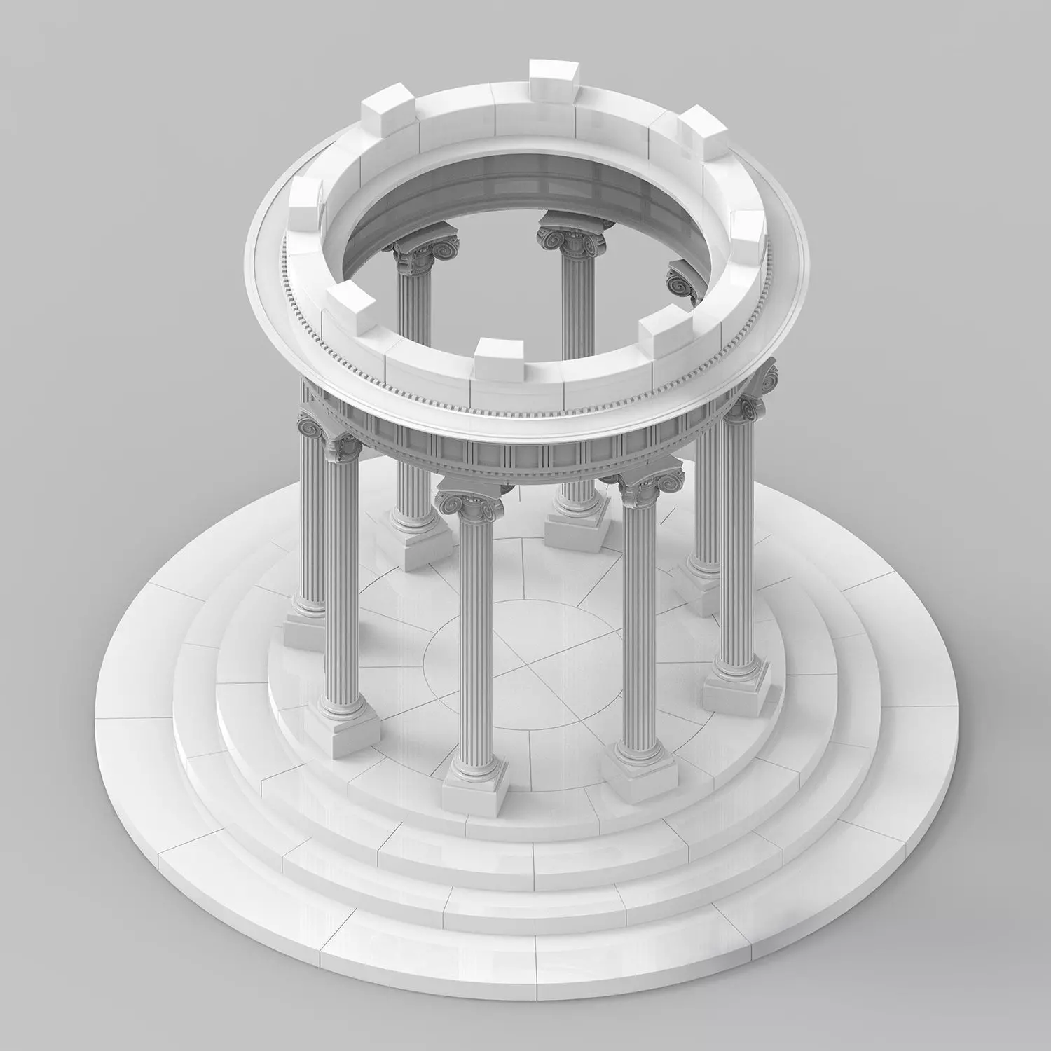 Garden Rotunda 3D print model_0