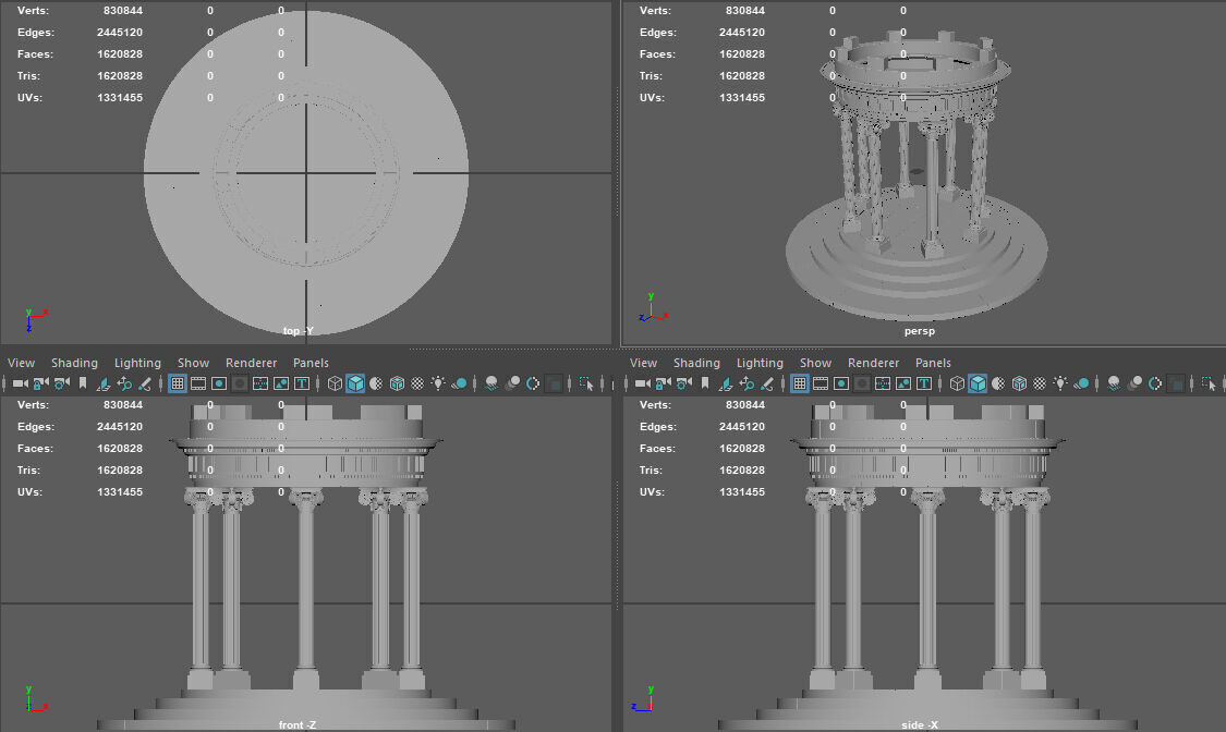 Garden Rotunda 3D print model_7