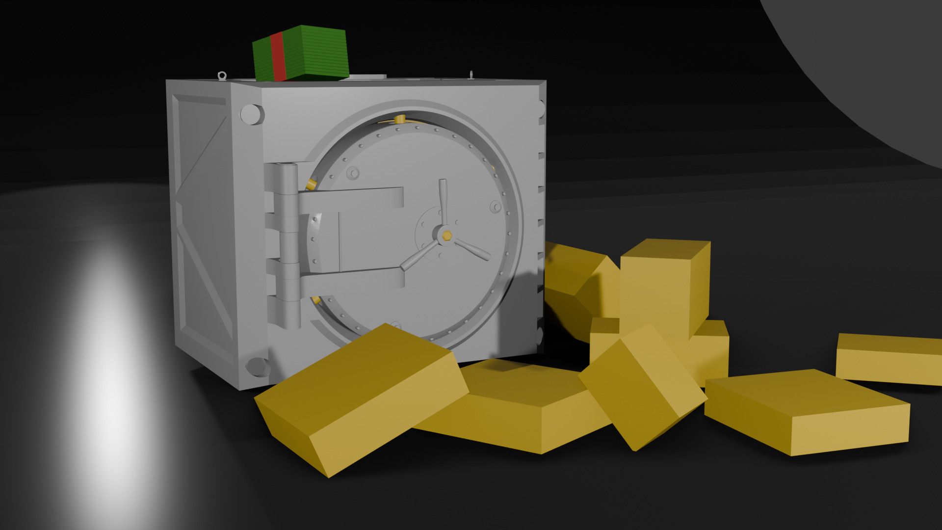 2 in 1 Puzzle Vault and Piggy Bank 3D prined model 3D print model_4