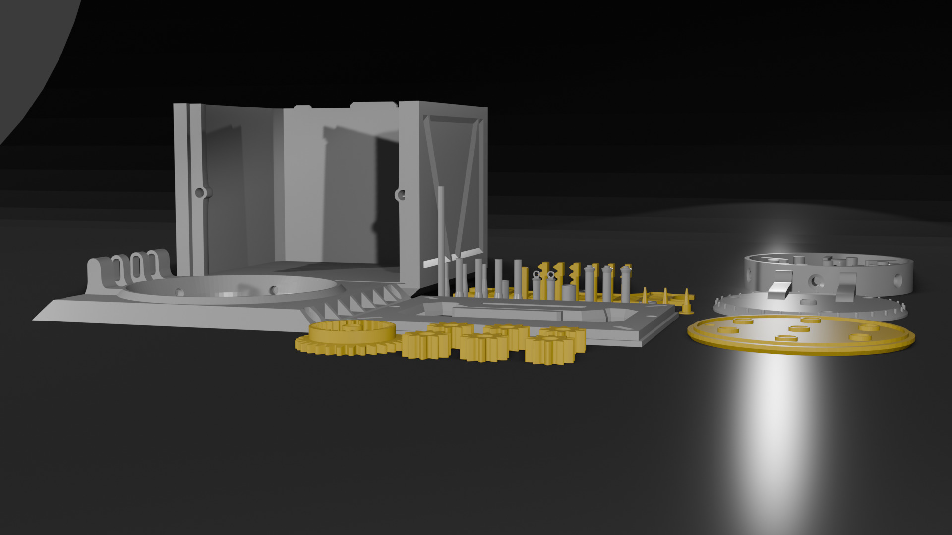 2 in 1 Puzzle Vault and Piggy Bank 3D prined model 3D print model_9