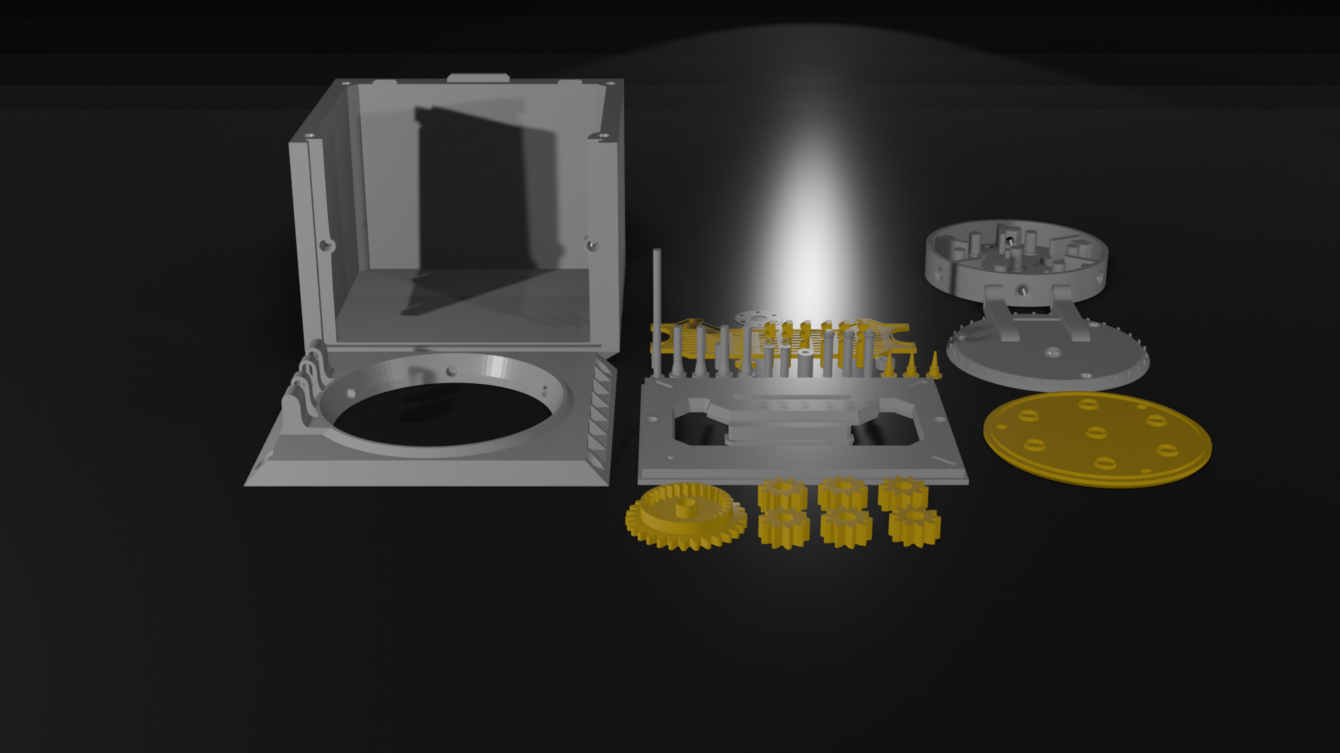 2 in 1 Puzzle Vault and Piggy Bank 3D prined model 3D print model_10