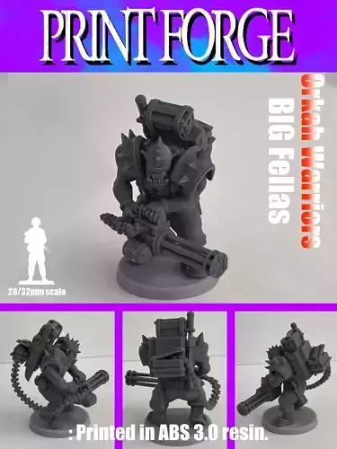 Orkah Warrior Mk10 Big Fellas  3D print model