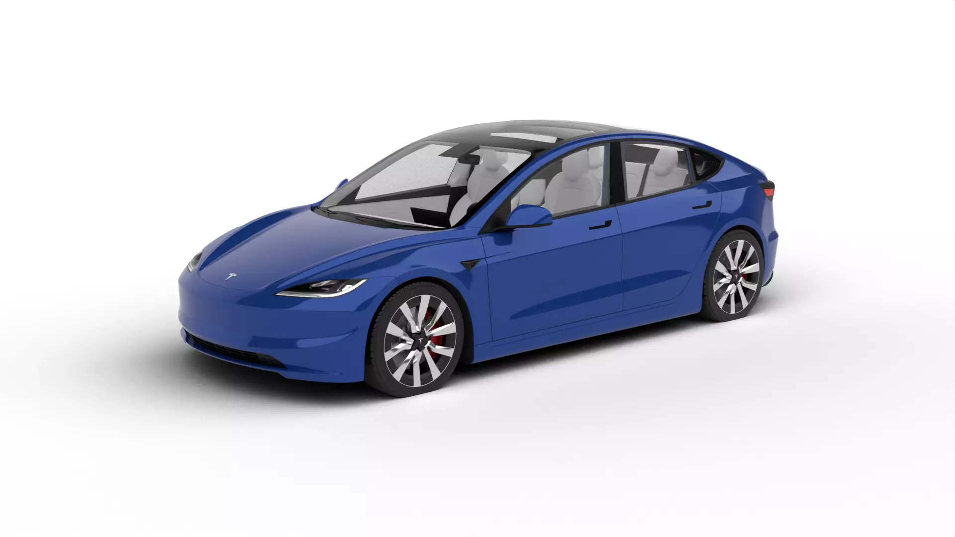Tesla Model 3 2024 3d model 3D model_0