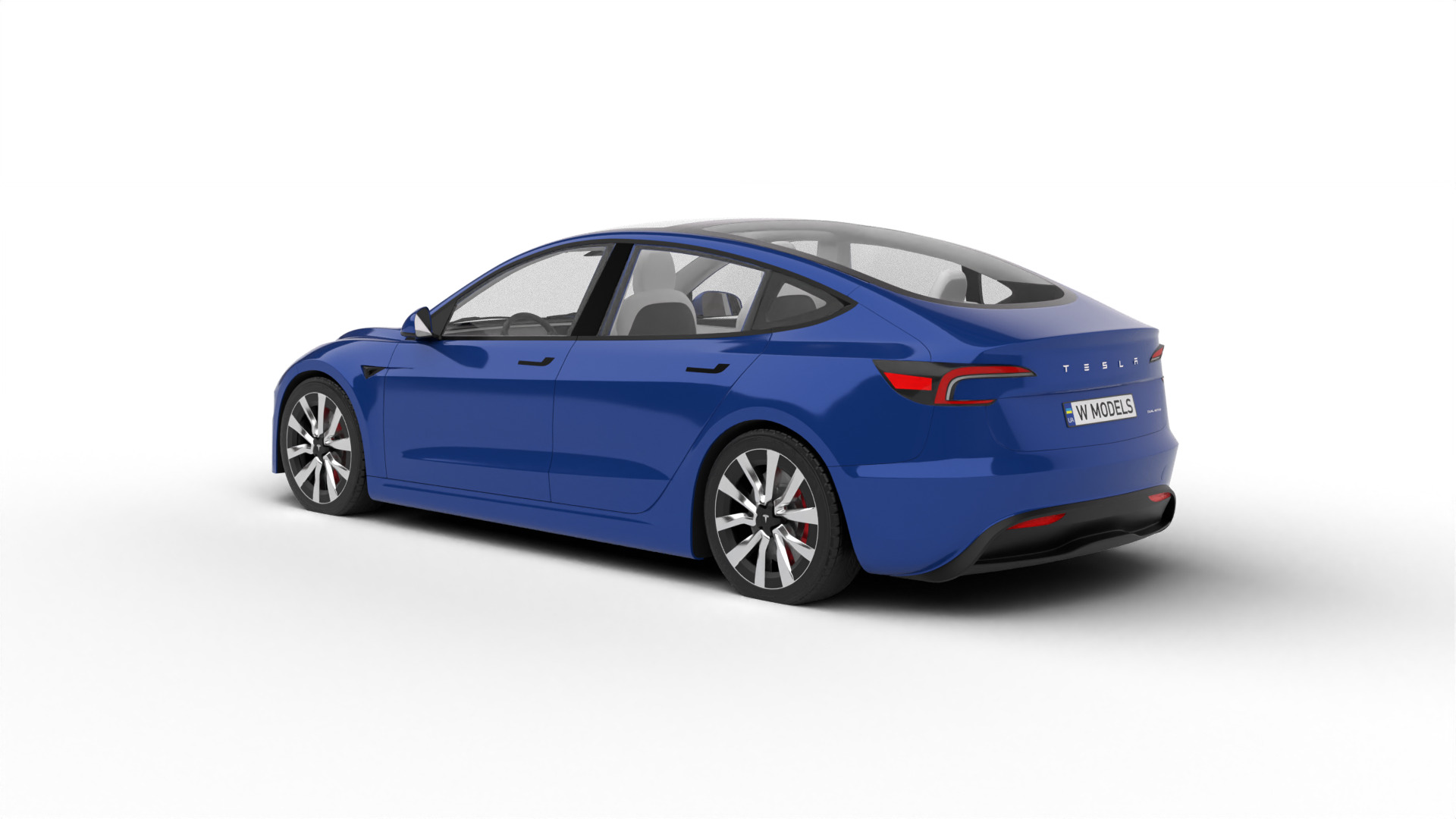 Tesla Model 3 2024 3d model 3D model_1