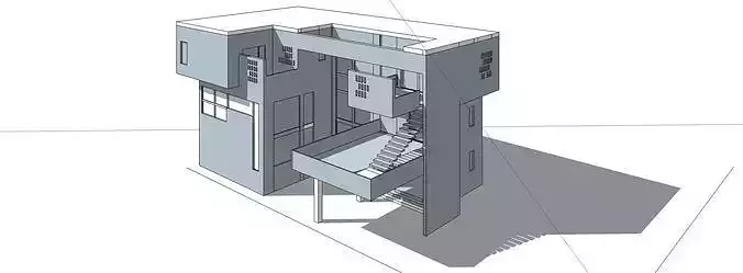 Modern Villa Saeed and Anna Free 3D model