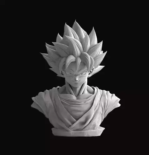 Goku Relief Wall Art