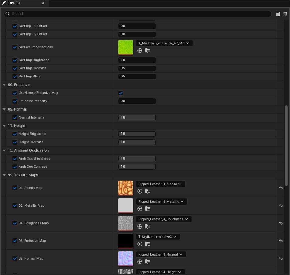 Game Ready PBR Stylized Leather Materials Pack Texture_2