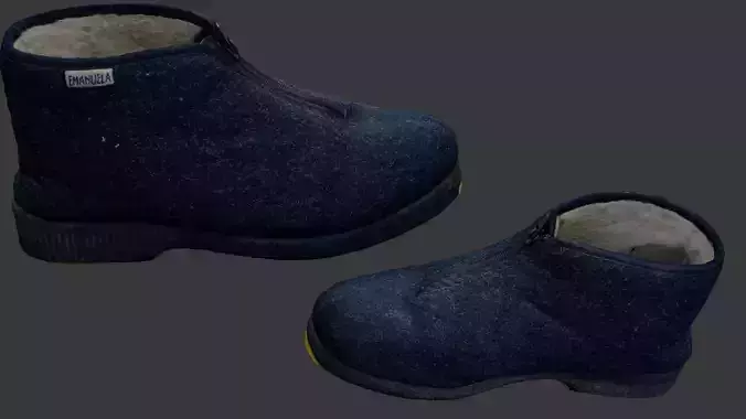 Wool Winter Shoe Scan