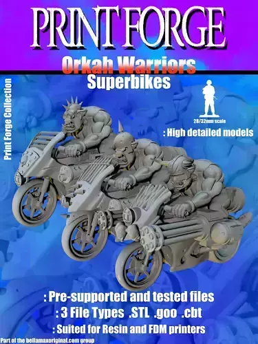 Orkah Superbikes  3D print model