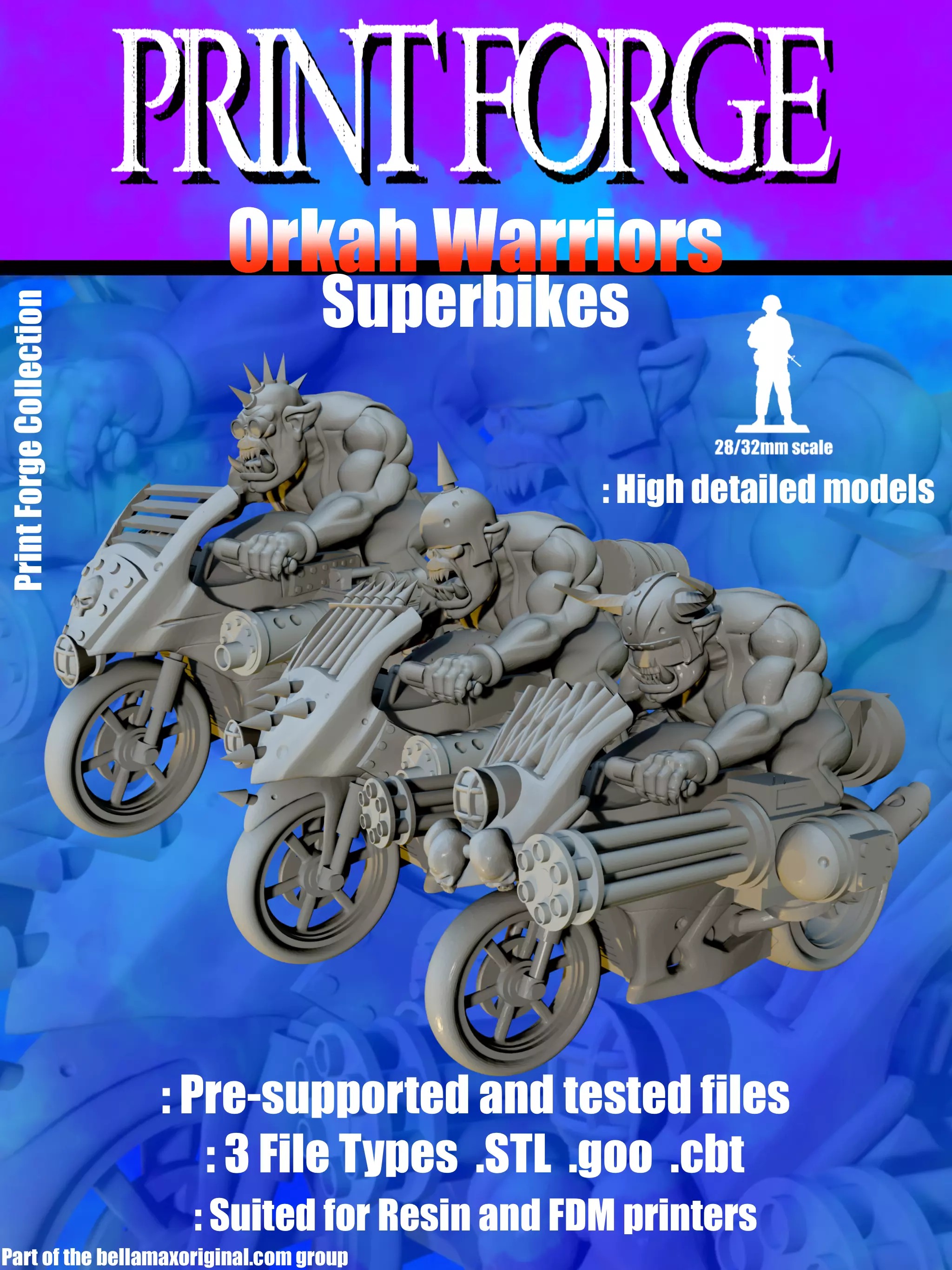 Orkah Superbikes 3D print model