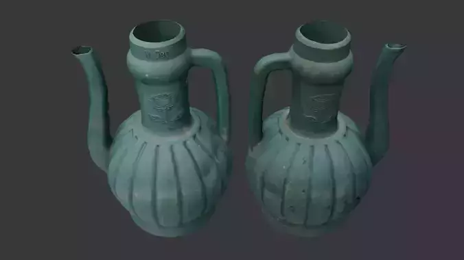 Vintage Water Pitcher Scan