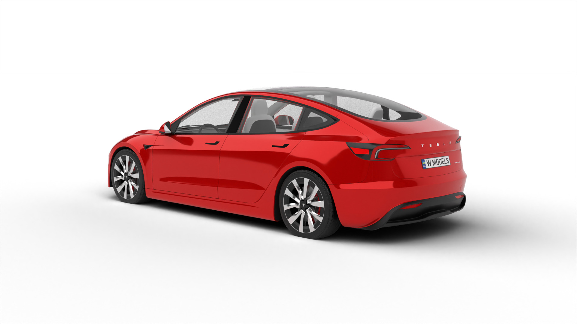 Tesla Model 3 2024 3d model 3D model_1
