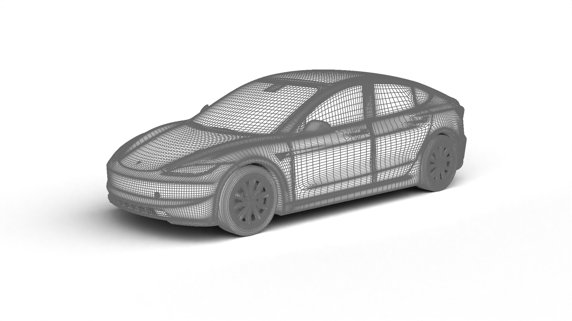 Tesla Model 3 2024 3d model 3D model_34