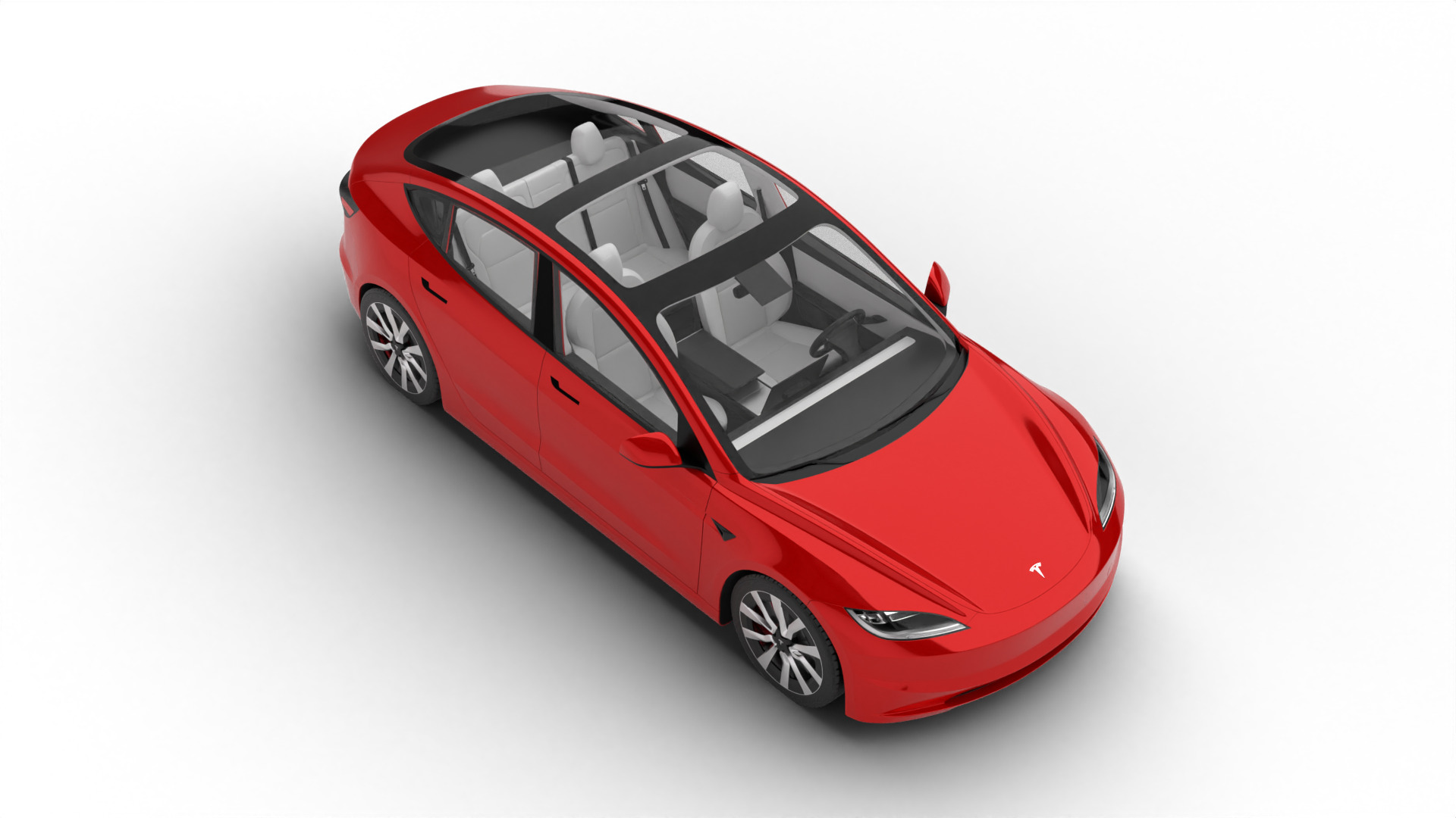 Tesla Model 3 2024 3d model 3D model_8