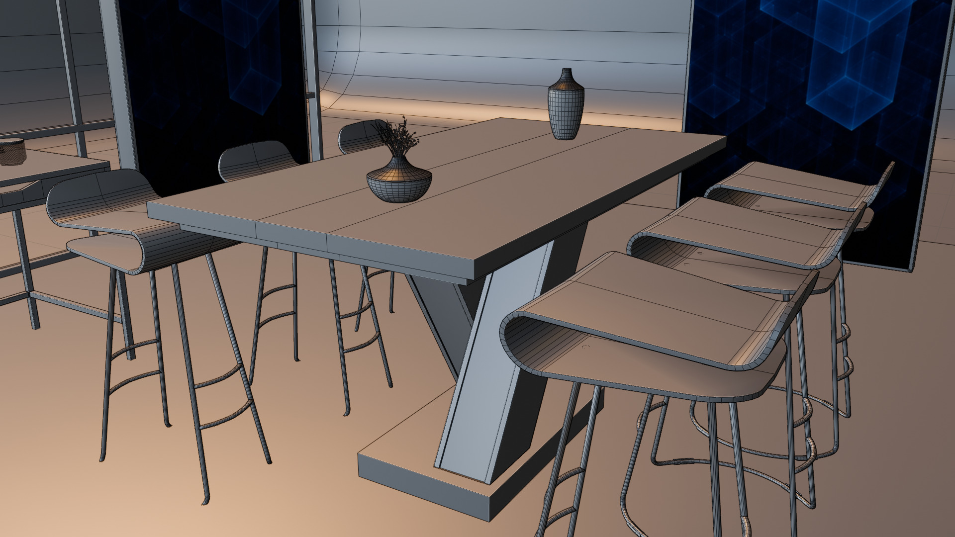 Modern Exhibition Booth 3D Model  High-Quality Trade Show Stand 3D model_18