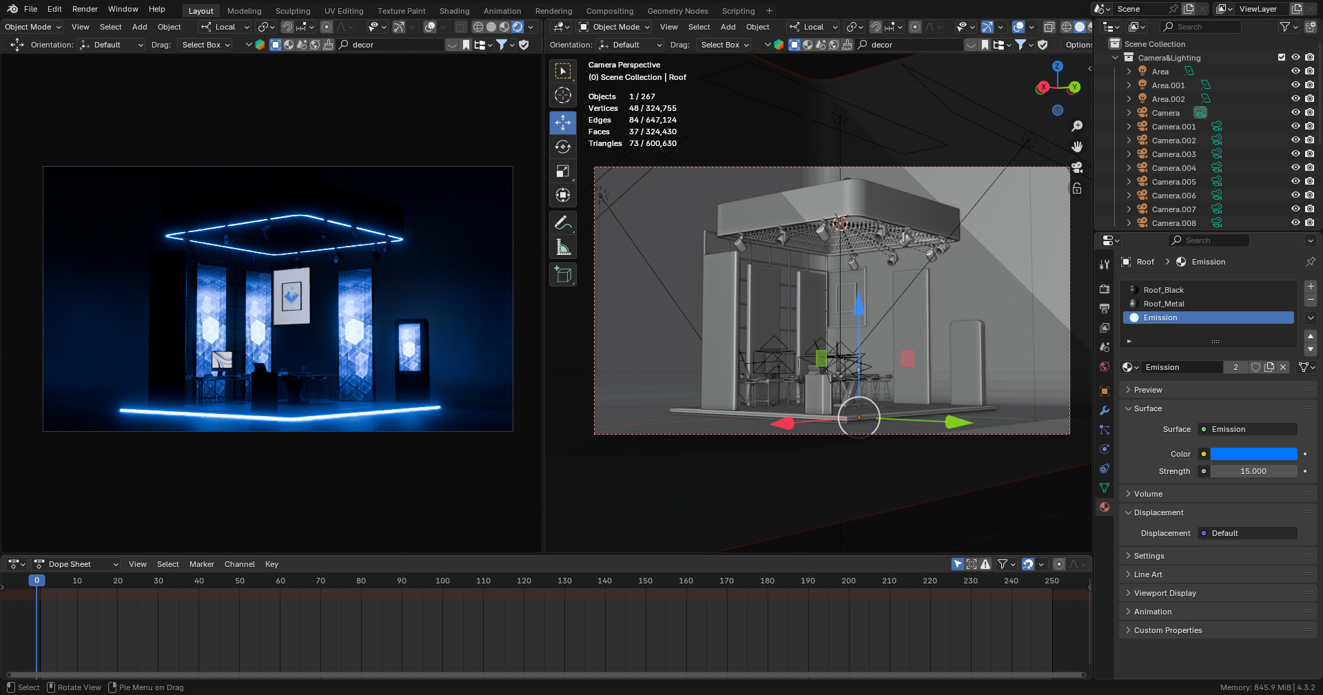 Modern Exhibition Booth 3D Model  High-Quality Trade Show Stand 3D model_4