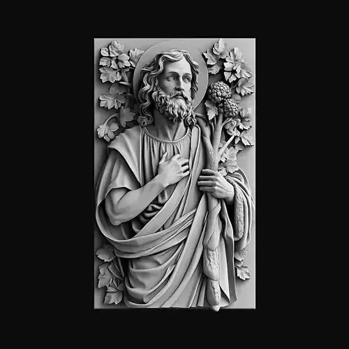 Saint Figure Relief