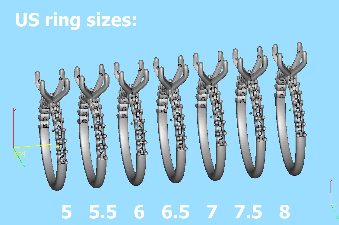 Hazel Engagement Rings Collection 5mm gem and 1ct gem _16