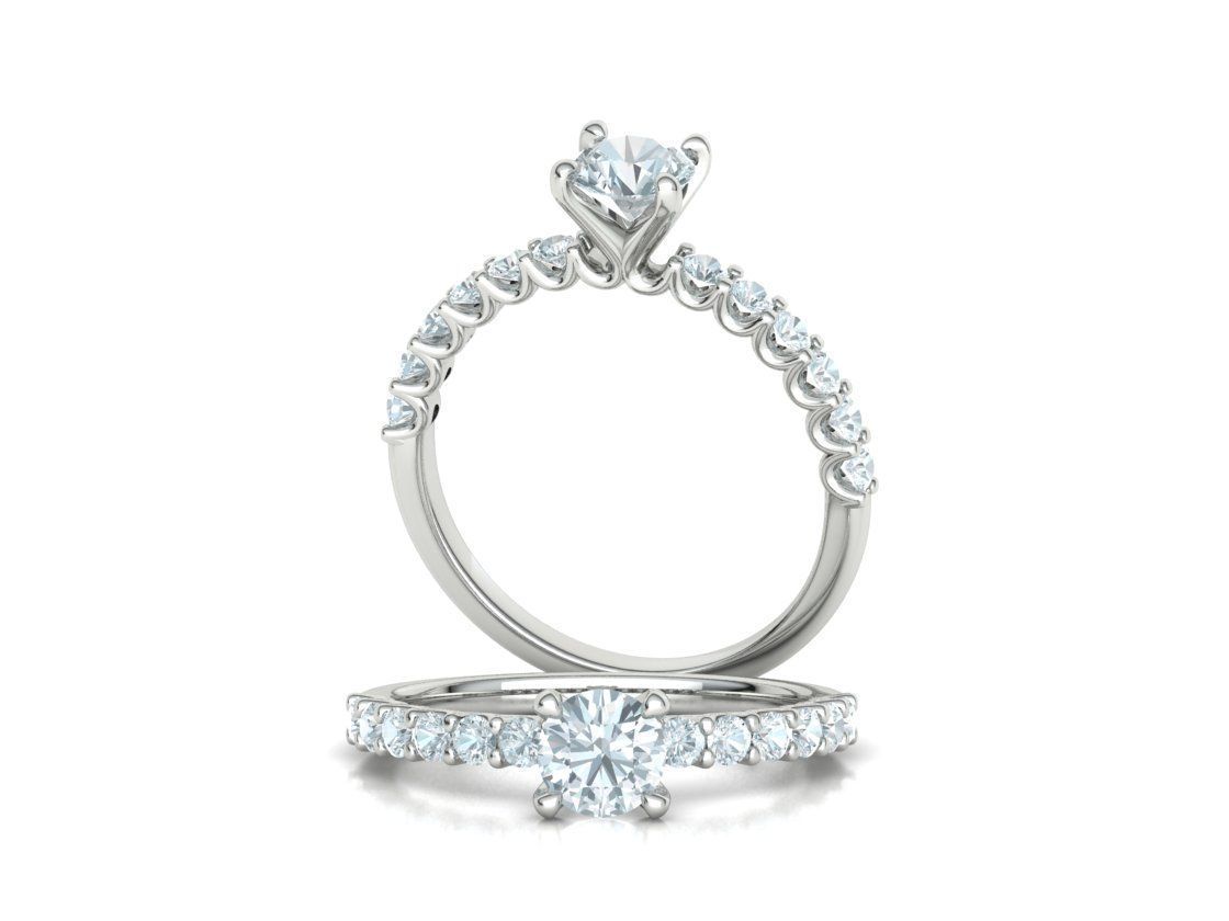 Hazel Engagement Rings Collection 5mm gem and 1ct gem _40