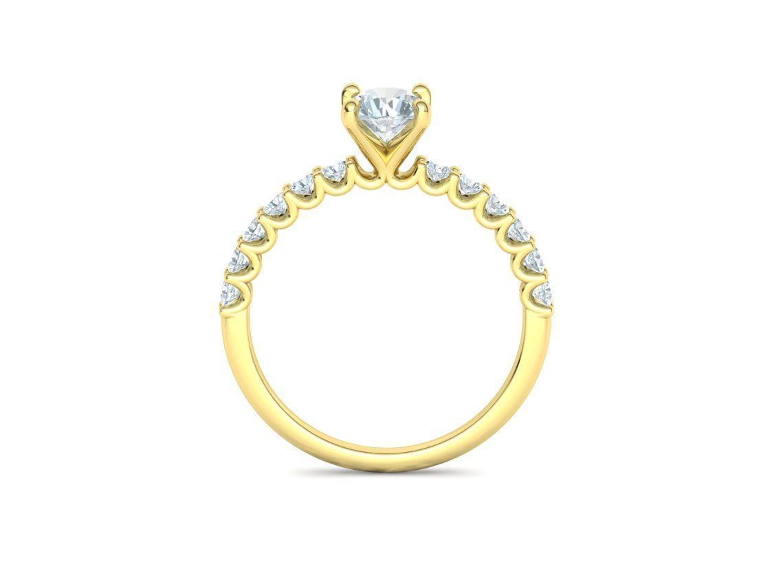 Hazel Engagement Rings Collection 5mm gem and 1ct gem _51