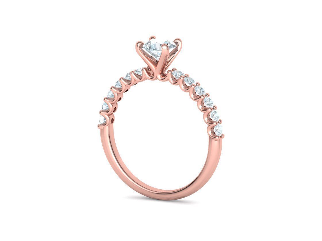 Hazel Engagement Rings Collection 5mm gem and 1ct gem _53