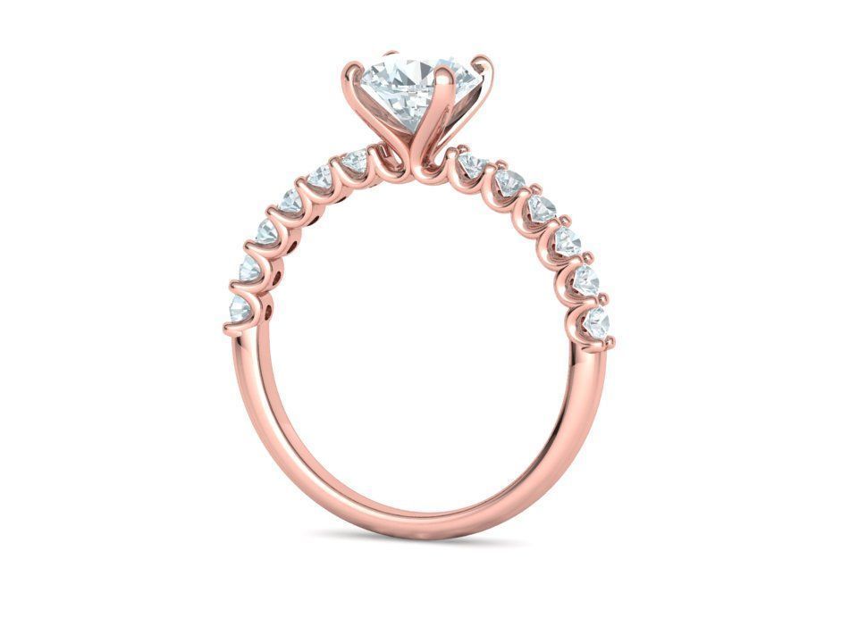 Hazel Engagement Rings Collection 5mm gem and 1ct gem _29