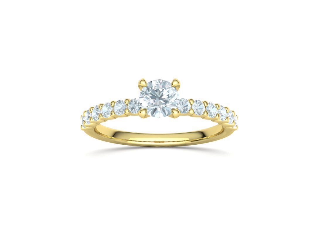 Hazel Engagement Rings Collection 5mm gem and 1ct gem _48