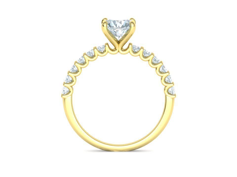 Hazel Engagement Rings Collection 5mm gem and 1ct gem _27