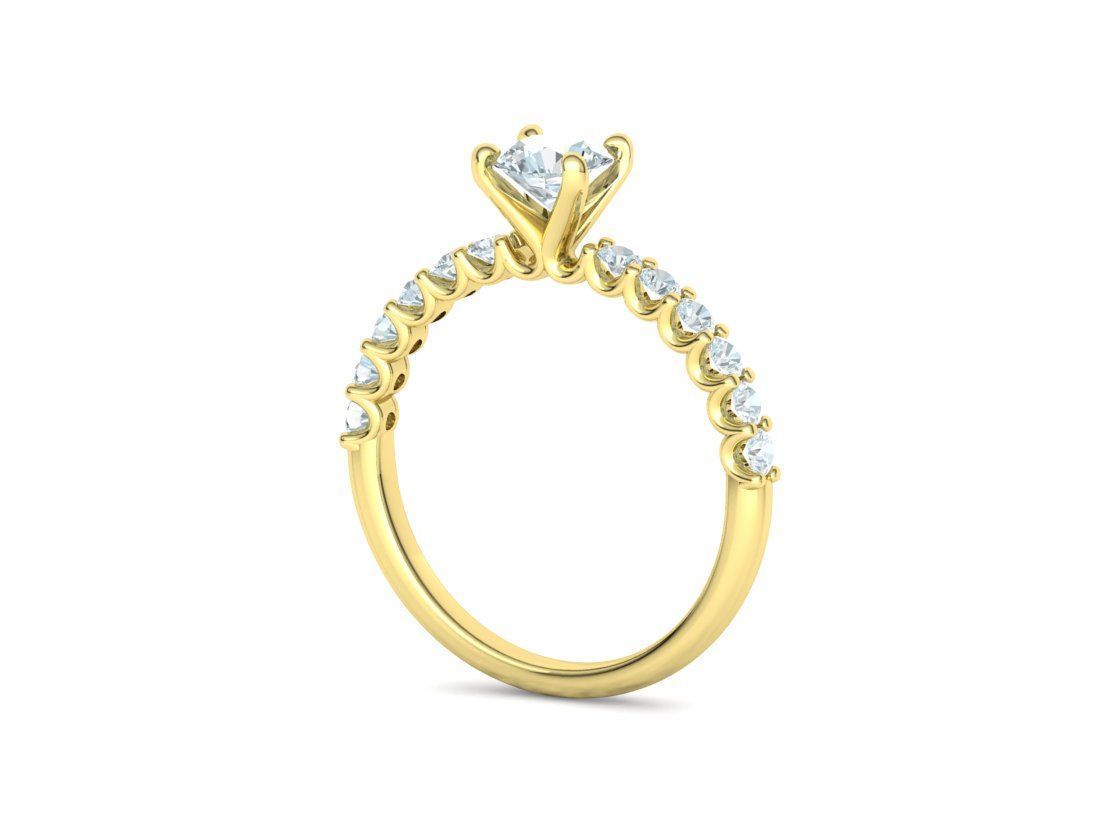 Hazel Engagement Rings Collection 5mm gem and 1ct gem _54