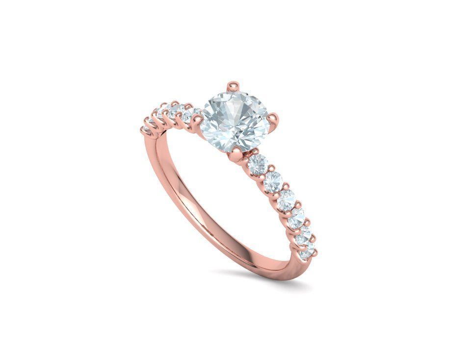 Hazel Engagement Rings Collection 5mm gem and 1ct gem _32