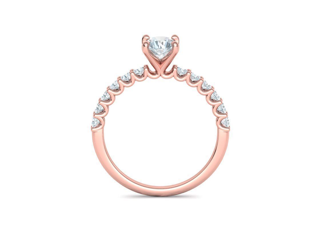 Hazel Engagement Rings Collection 5mm gem and 1ct gem _50