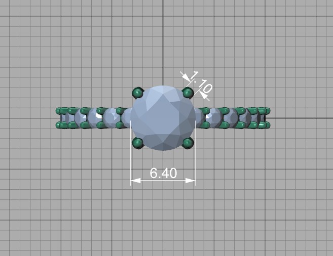 Hazel Engagement Rings Collection 5mm gem and 1ct gem _14