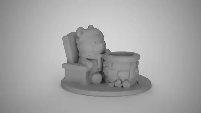 Bear Planter 3D print model