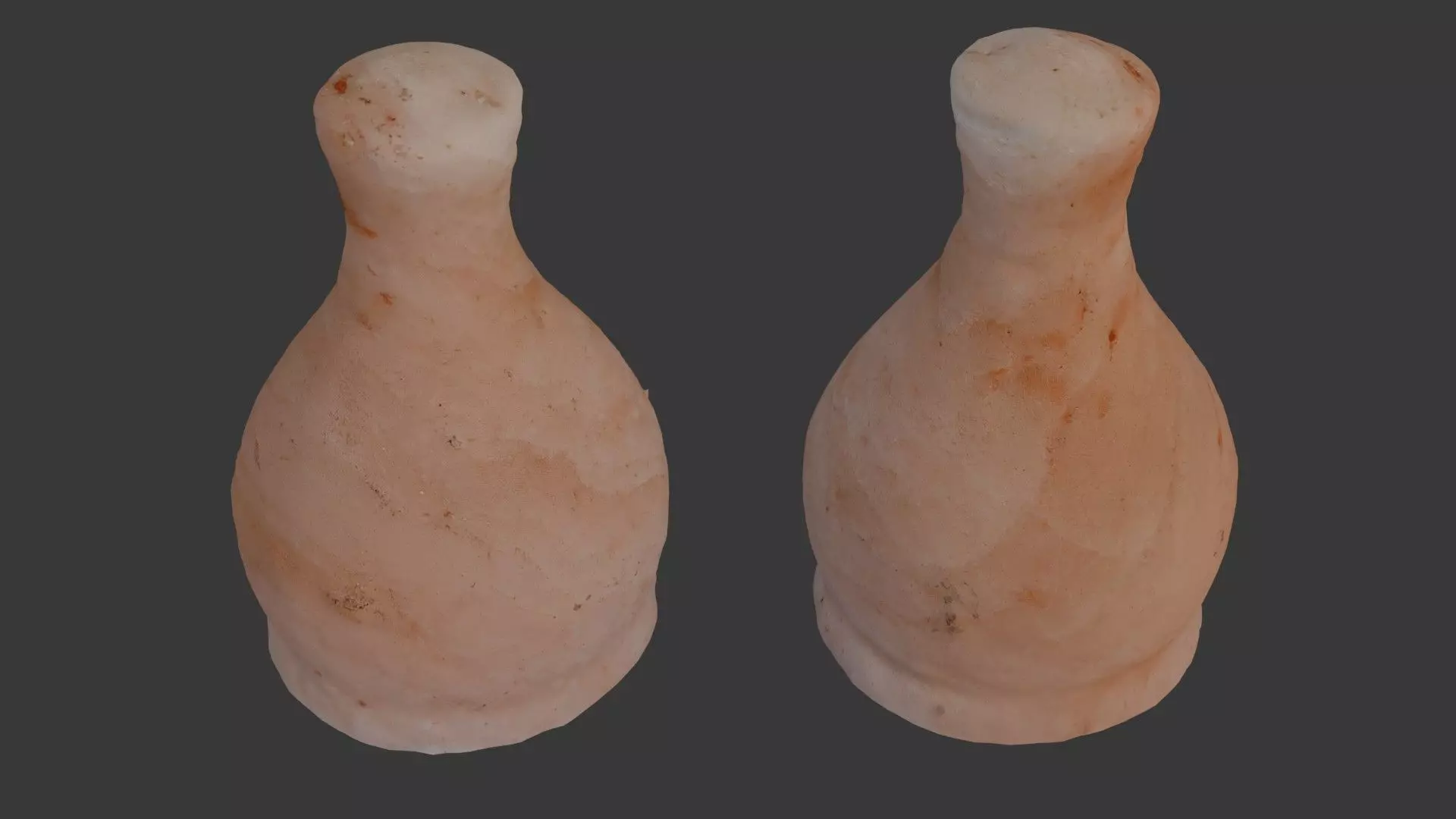Clay Pottery Vessel Scan Low-poly 3D model