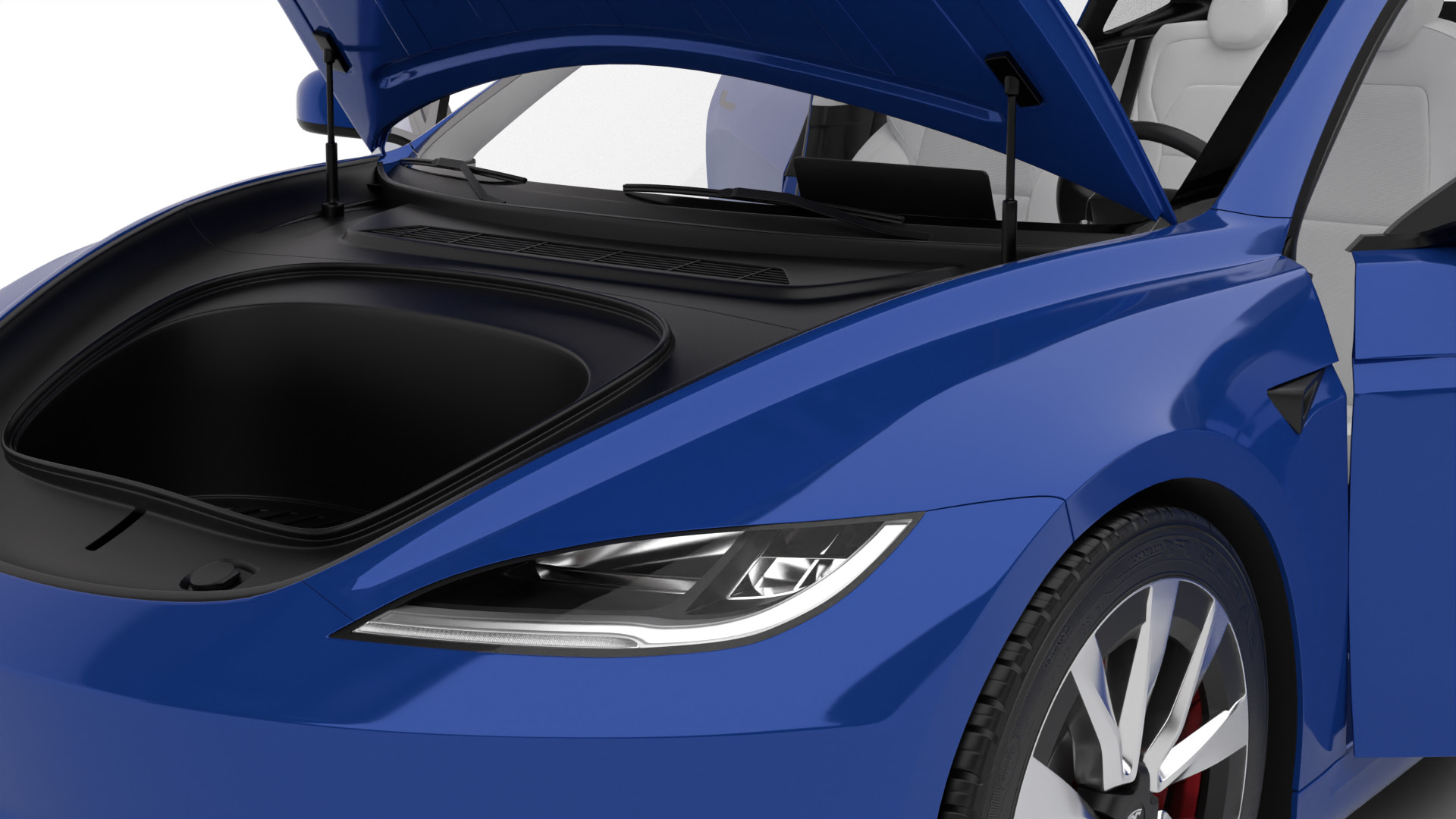Tesla Model 3 2024 HQ 3d model 3D model_20