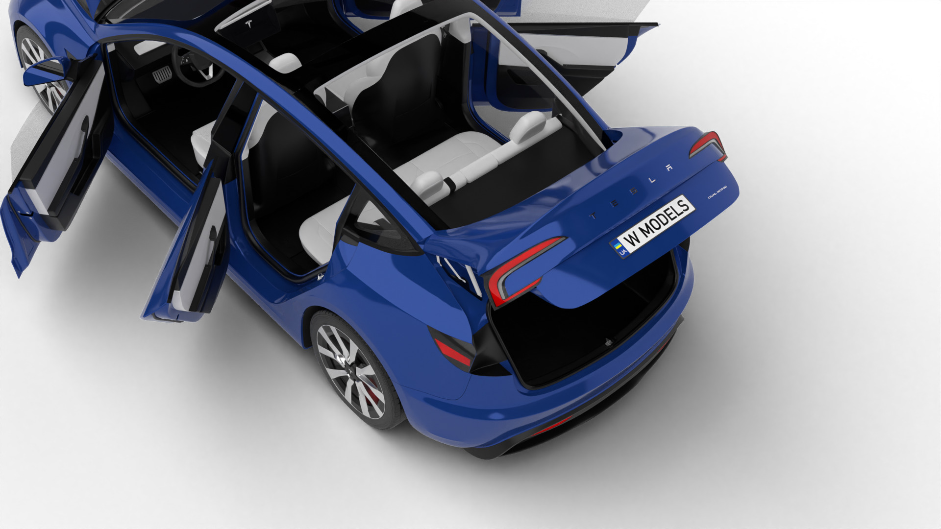 Tesla Model 3 2024 HQ 3d model 3D model_13