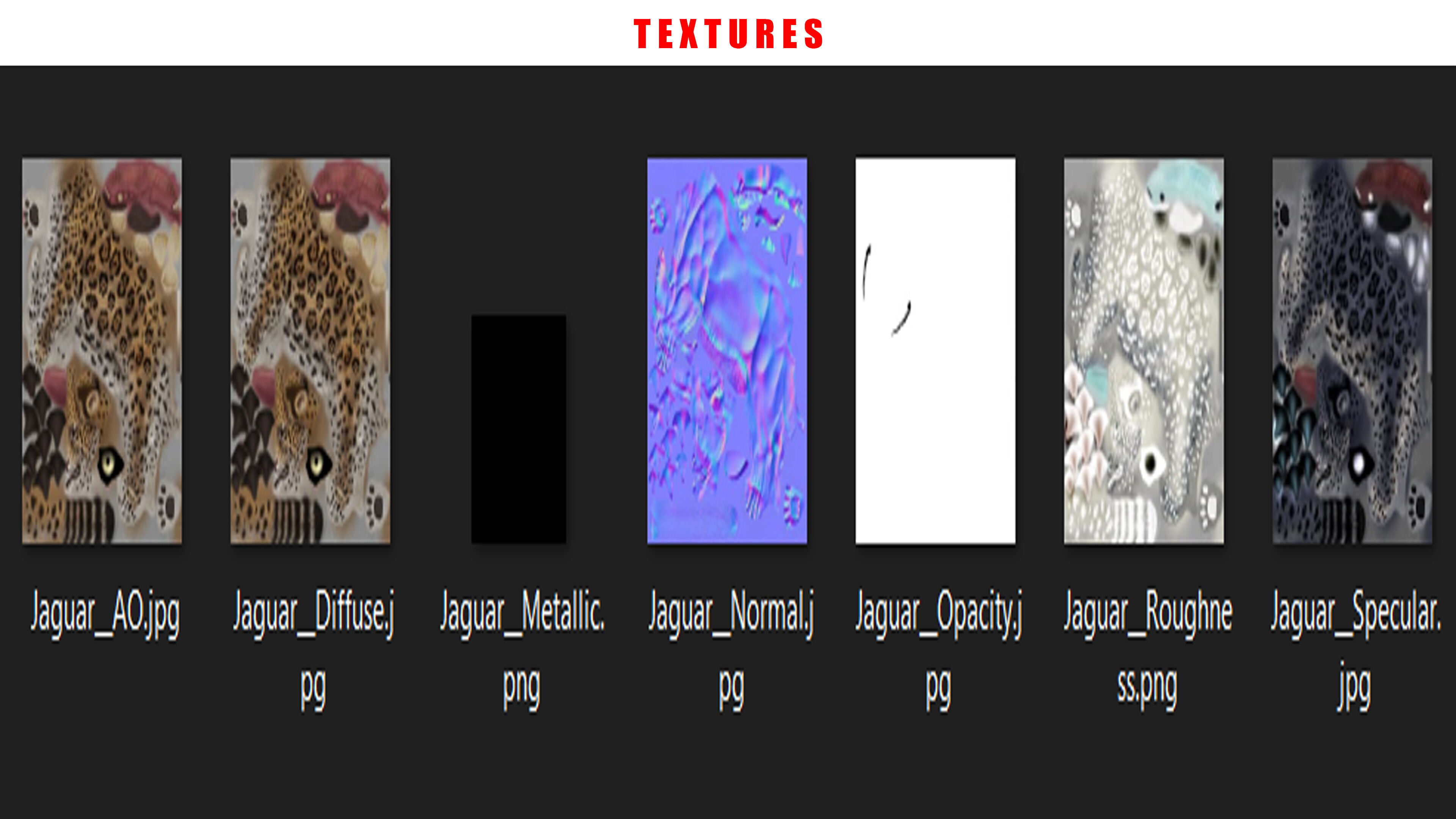 JAGUAR RIGGED ANIMATED 13 Low-poly 3D model_13