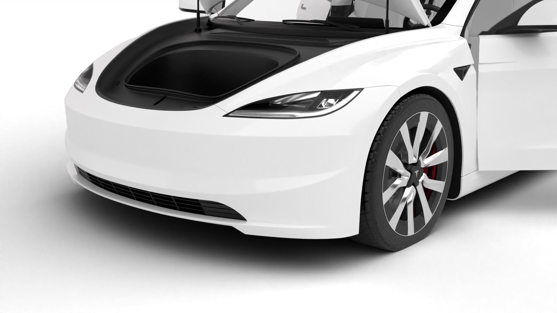 Tesla Model 3 2024 HQ 3d model 3D model_5