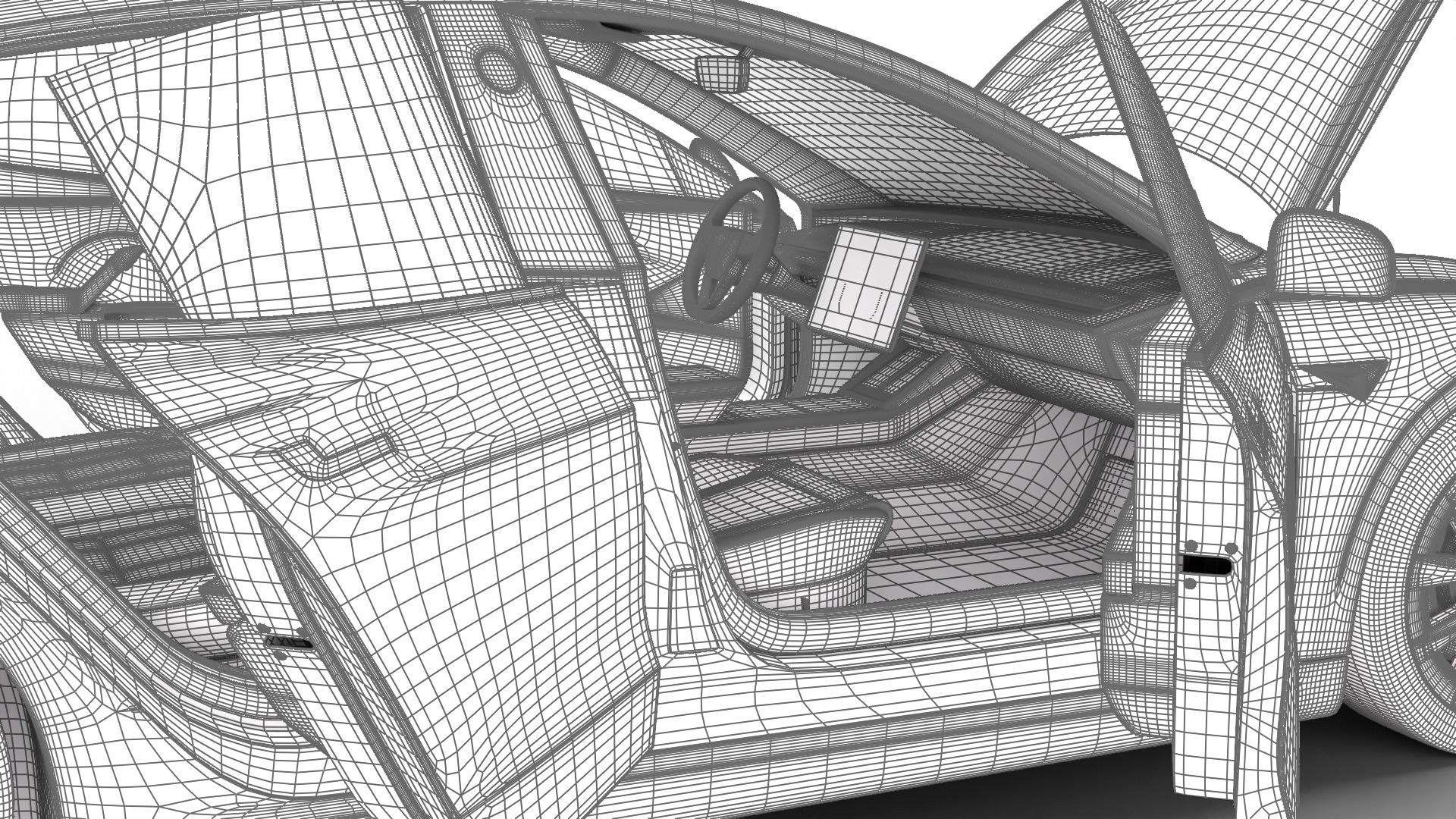 Tesla Model 3 2024 HQ 3d model 3D model_43